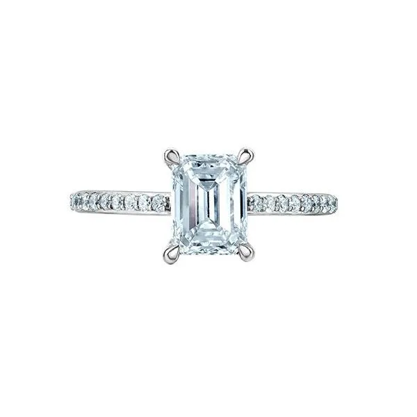 1.0ct Emerald Cut Lab Grown Diamond Ring Victoria Jewellers REGINA, SK
