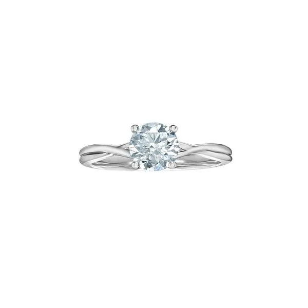 1.01ct Round Brilliant Cut Lab Grown Diamond Ring Victoria Jewellers REGINA, SK