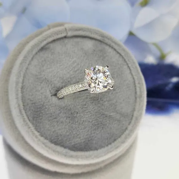 2.57ct Round Brilliant Cut Lab Grown Diamond Ring Image 2 Victoria Jewellers REGINA, SK