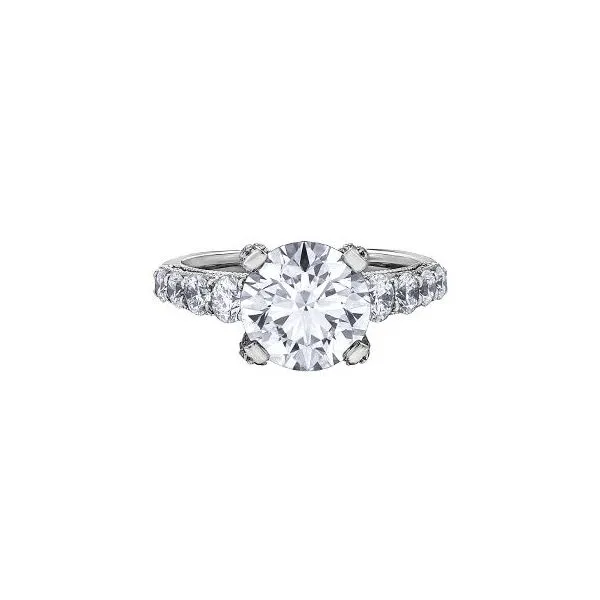 3.09ct Round Brilliant Cut Lab Grown Diamond Ring Victoria Jewellers REGINA, SK
