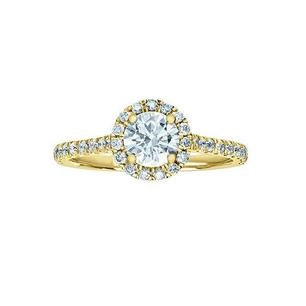 Lab Grown Diamond Halo Engagement Ring Victoria Jewellers REGINA, SK