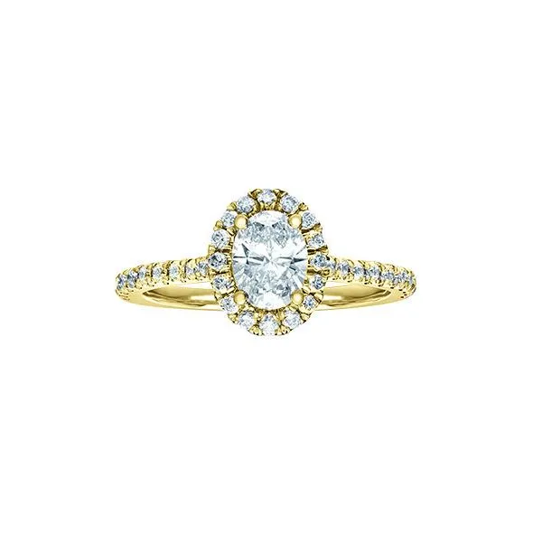 Lab Grown Diamond Halo Engagement Ring Victoria Jewellers REGINA, SK