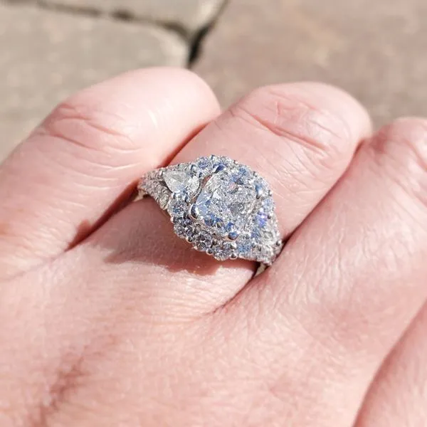 1.43ct Cushion Cut Lab Grown Diamond Ring Image 4 Victoria Jewellers REGINA, SK