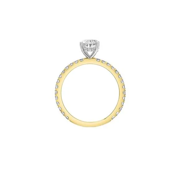 0.72ct Oval Cut Lab Grown Diamond Ring Image 2 Victoria Jewellers REGINA, SK