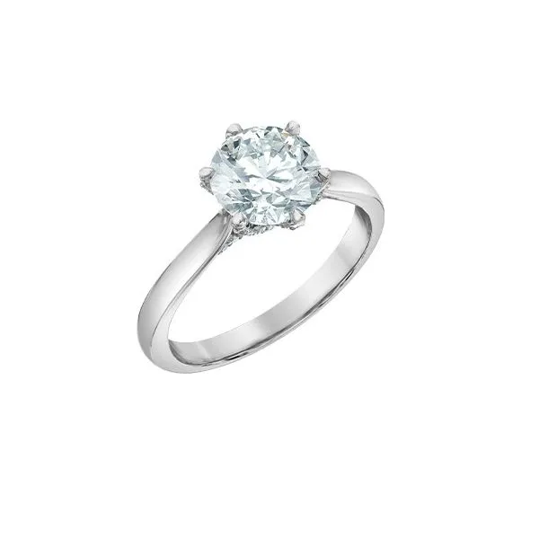 2.06ct Round Brilliant Cut Lab Grown Diamond Ring Image 2 Victoria Jewellers REGINA, SK