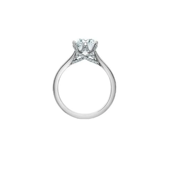 2.06ct Round Brilliant Cut Lab Grown Diamond Ring Image 3 Victoria Jewellers REGINA, SK