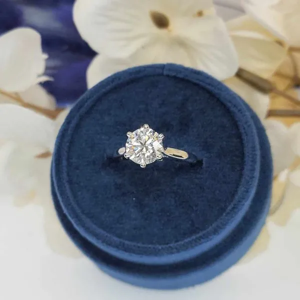 2.06ct Round Brilliant Cut Lab Grown Diamond Ring Victoria Jewellers REGINA, SK