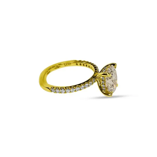 2.04ct Oval Cut Lab Grown Diamond Ring Image 2 Victoria Jewellers REGINA, SK