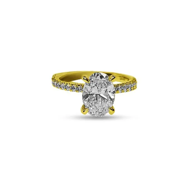 2.04ct Oval Cut Lab Grown Diamond Ring Victoria Jewellers REGINA, SK