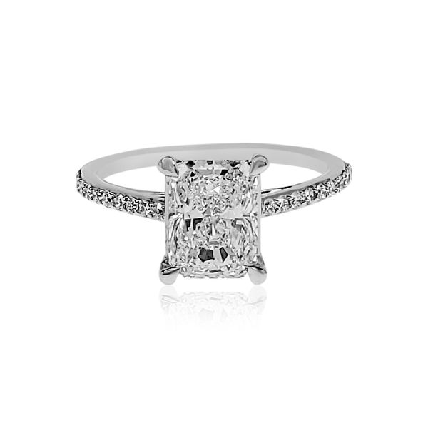 Radiant Cut Lab Grown Diamond Engagement Ring Victoria Jewellers REGINA, SK