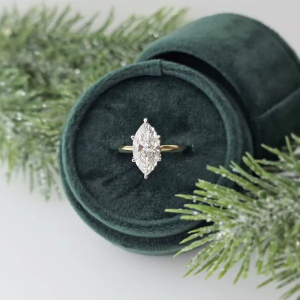 2.59ct Marquise Cut Lab Grown Diamond Ring Image 5 Victoria Jewellers REGINA, SK
