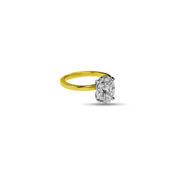 2.18ct Oval Cut Lab Grown Diamond Ring Image 2 Victoria Jewellers REGINA, SK
