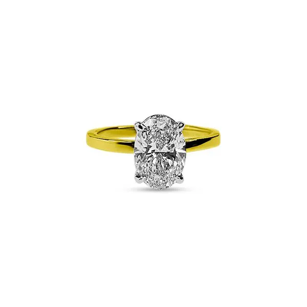 2.18ct Oval Cut Lab Grown Diamond Ring Victoria Jewellers REGINA, SK