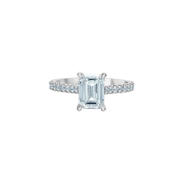 2.59ct Emerald Cut Lab Grown Diamond Ring Victoria Jewellers REGINA, SK