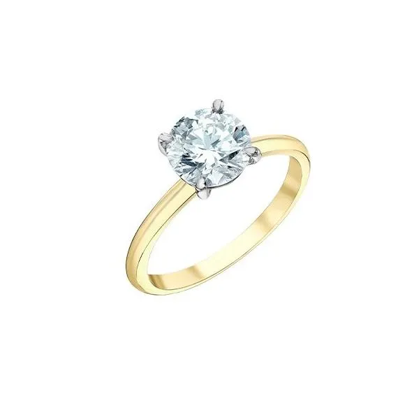 Round Brilliant Cut Lab Grown Diamond Engagement Ring Victoria Jewellers REGINA, SK