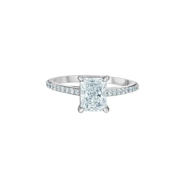 2.10ct Radiant Cut Lab Grown Diamond Ring Image 3 Victoria Jewellers REGINA, SK