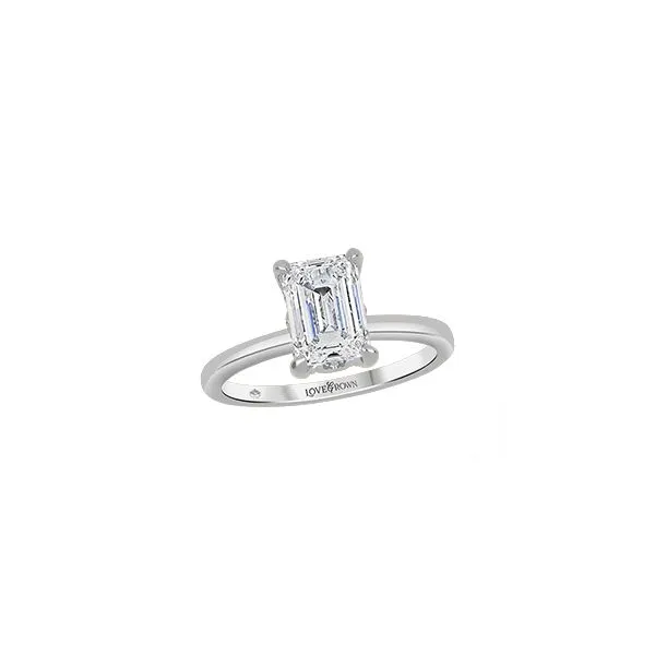 1.03ct Emerald Cut Lab Grown Diamond Ring Victoria Jewellers REGINA, SK