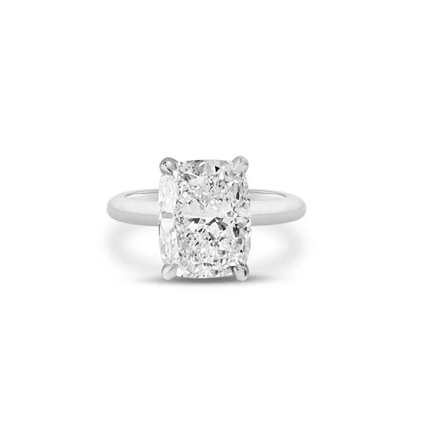 4.08ct Cushion Cut Lab Grown Diamond Ring Victoria Jewellers REGINA, SK