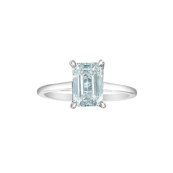 1.66ct Emerald Cut Lab Grown Diamond Ring Victoria Jewellers REGINA, SK