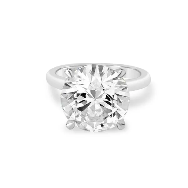 6.26ct Round Brilliant Cut Lab Grown Diamond Ring Victoria Jewellers REGINA, SK