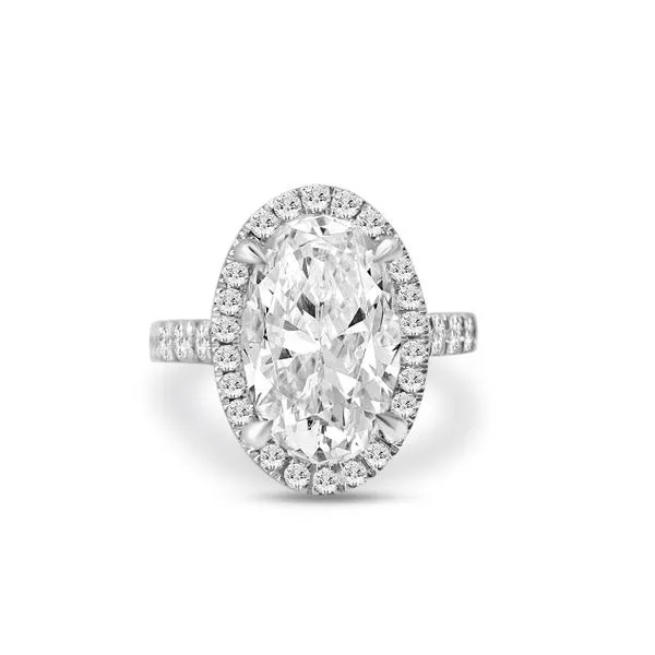 4.76ct Oval Cut Lab Grown Diamond Ring Victoria Jewellers REGINA, SK