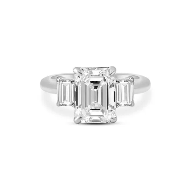 2.13ct Emerald Cut Lab Grown Diamond Ring Victoria Jewellers REGINA, SK
