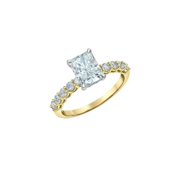 2.58ct Radiant Cut Lab Grown Diamond Ring Victoria Jewellers REGINA, SK