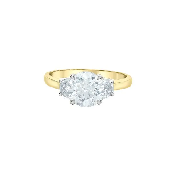 3.03ct Round Brilliant Cut Lab Grown Diamond Ring Victoria Jewellers REGINA, SK