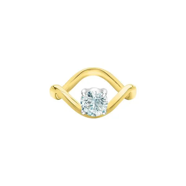 1.01ct Round Brilliant Cut Lab Grown Diamond Ring Image 2 Victoria Jewellers REGINA, SK