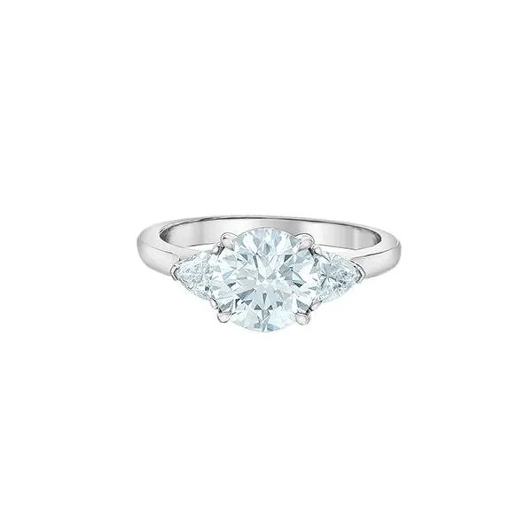 3.01ct Round Brilliant Cut Lab Grown Diamond Ring Image 3 Victoria Jewellers REGINA, SK