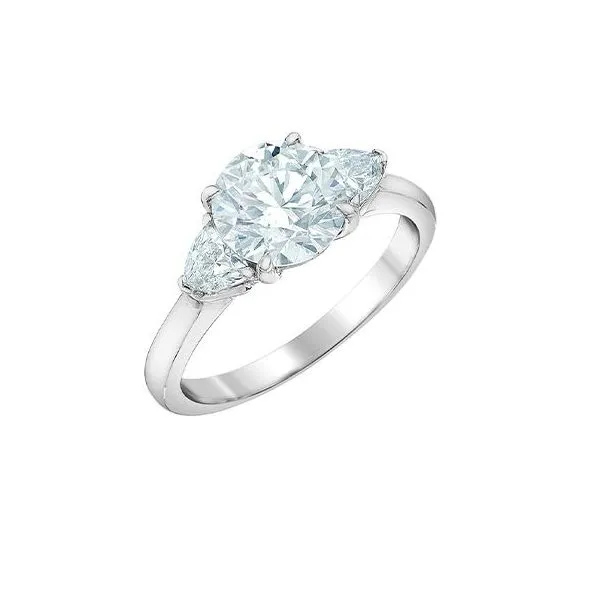 3.01ct Round Brilliant Cut Lab Grown Diamond Ring Victoria Jewellers REGINA, SK