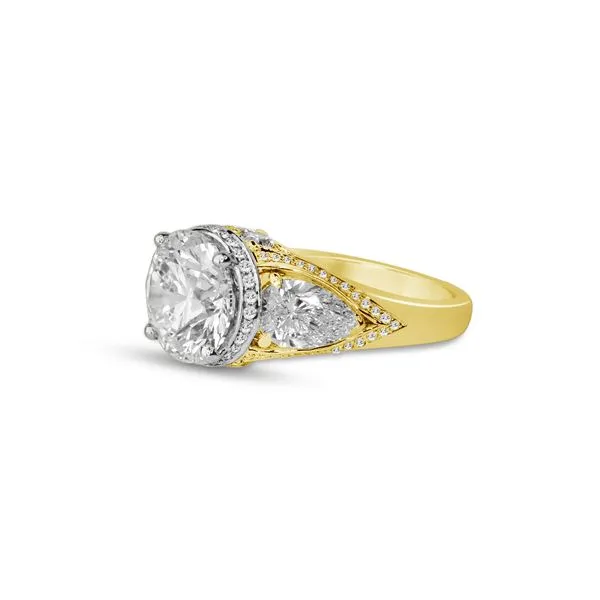 3.42ct Round Brilliant Cut Lab Grown Diamond Ring Image 2 Victoria Jewellers REGINA, SK