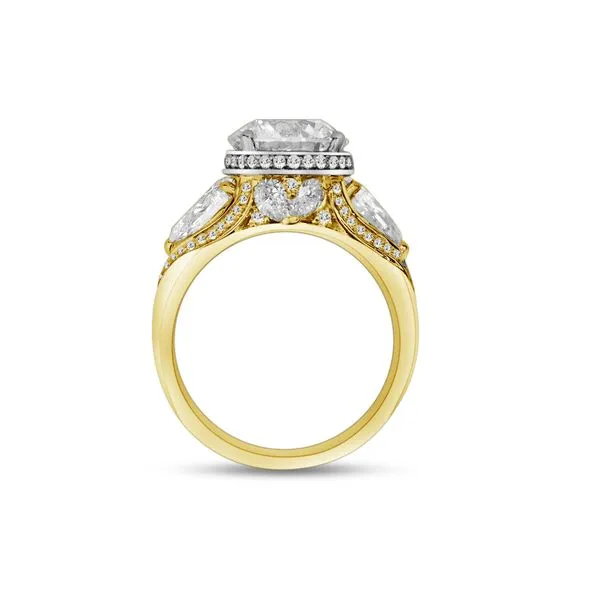 3.42ct Round Brilliant Cut Lab Grown Diamond Ring Image 3 Victoria Jewellers REGINA, SK