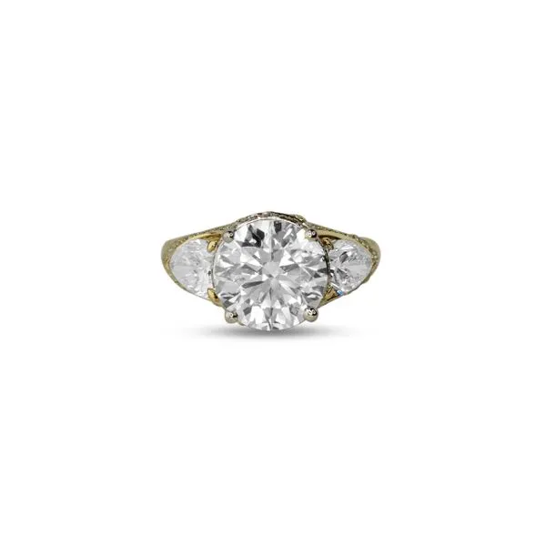 3.42ct Round Brilliant Cut Lab Grown Diamond Ring Victoria Jewellers REGINA, SK