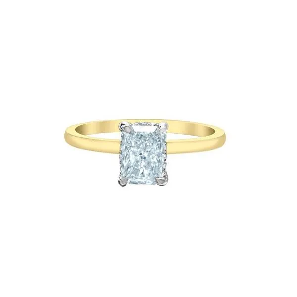 1.51ct Radiant Cut Lab Grown Diamond Ring Image 3 Victoria Jewellers REGINA, SK