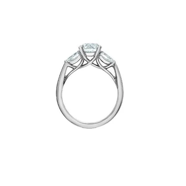 1.0ct Round Brilliant Cut Lab Grown Diamond Ring Image 2 Victoria Jewellers REGINA, SK