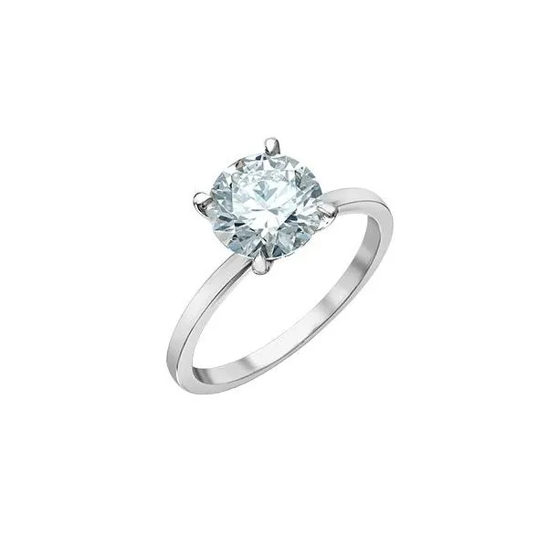 3.0ct Round Brilliant Cut Lab Grown Ring Victoria Jewellers REGINA, SK
