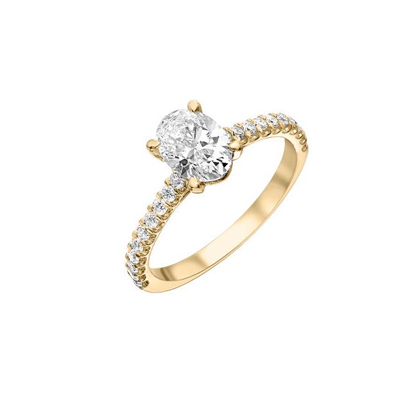 2.52ct Oval Lab Grown Diamond Ring Image 2 Victoria Jewellers REGINA, SK