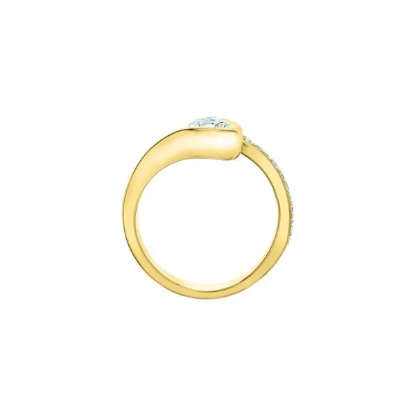 1.03ct Pear Cut Lab Grown Diamond Ring Image 2 Victoria Jewellers REGINA, SK