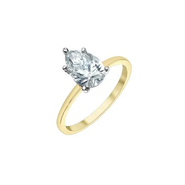 1.56ct Pear Cut Lab Grown Diamond Ring Victoria Jewellers REGINA, SK