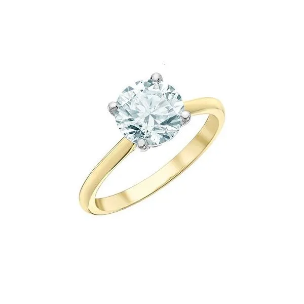 2.05ct Round Brilliant Cut Lab Grown Diamond Ring Image 3 Victoria Jewellers REGINA, SK