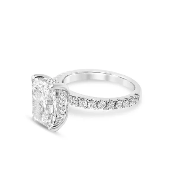 2.50ct Radiant Cut Lab Grown Diamond Ring Image 2 Victoria Jewellers REGINA, SK