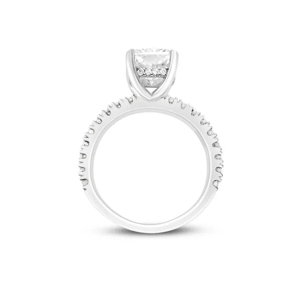 2.50ct Radiant Cut Lab Grown Diamond Ring Image 3 Victoria Jewellers REGINA, SK