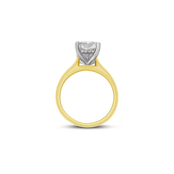 2.57ct Radiant Cut Lab Grown Diamond Ring Image 3 Victoria Jewellers REGINA, SK