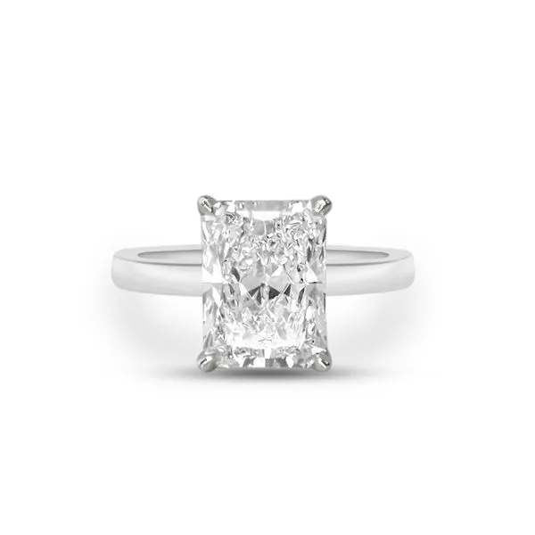 3.01ct Radiant Cut Lab Grown Diamond Ring Victoria Jewellers REGINA, SK