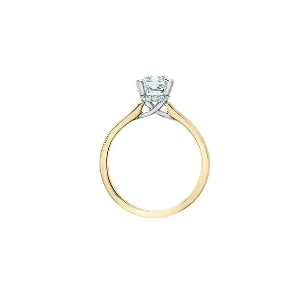 2.54ct Emerald Cut Lab Grown Diamond Ring Image 2 Victoria Jewellers REGINA, SK