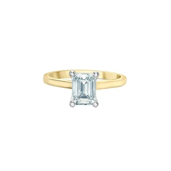 2.54ct Emerald Cut Lab Grown Diamond Ring Image 3 Victoria Jewellers REGINA, SK