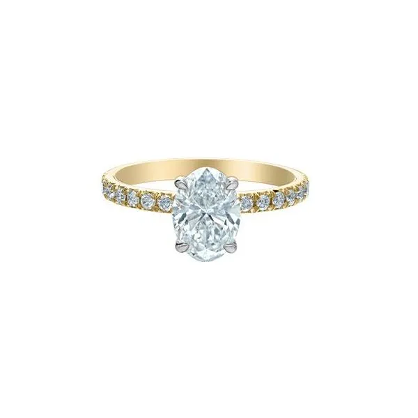 2.05ct Oval Cut Lab Grown Diamond Ring Image 3 Victoria Jewellers REGINA, SK