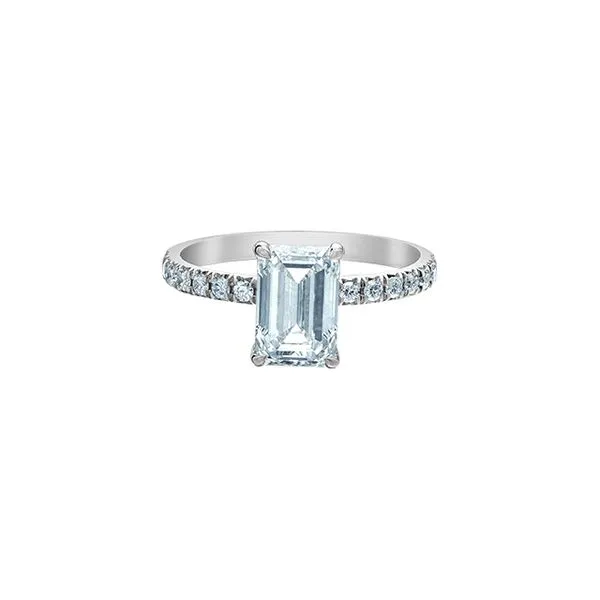 1.51ct Emerald Cut Lab Grown Diamond Ring Victoria Jewellers REGINA, SK