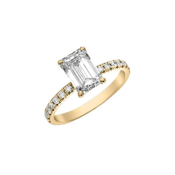 1.06ct Emerald Cut Lab Grown Diamond Ring Image 2 Victoria Jewellers REGINA, SK